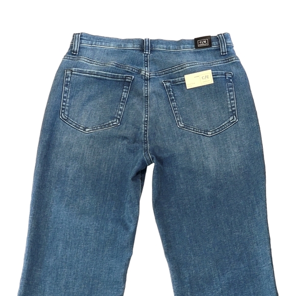 NEW Current Elliot High Rise Flare Denim Blue Jeans NWT Women's Size 27 - Picture 9 of 12